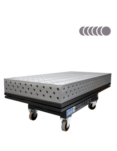 HERMES 3D stół spawalniczy 2000 x 1000  (na podnośniku elektrohydraulicznym)