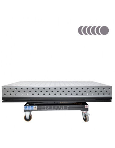 HERMES 3D stół spawalniczy 2000 x 1000  (na podnośniku elektrohydraulicznym)