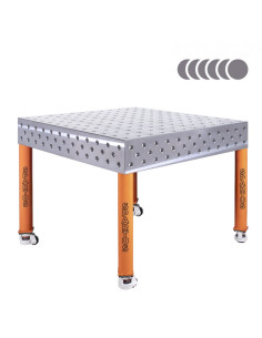 HERMES 3D 1200 x 1200 x 200 [4 nogi z kółkami L620]