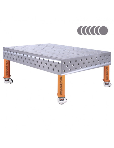 HERMES 3D 1500 x 1000 x 200 [4 nogi z kółkami  L350]