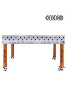 HERMES 3D 1500 x 1000 x 200 [4 nogi z kółkami L550] 2