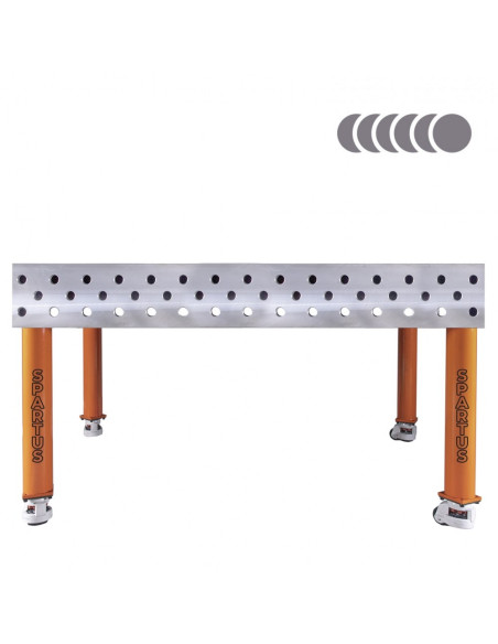 HERMES 3D 1500 x 1000 x 200 [4 nogi z kółkami L550]