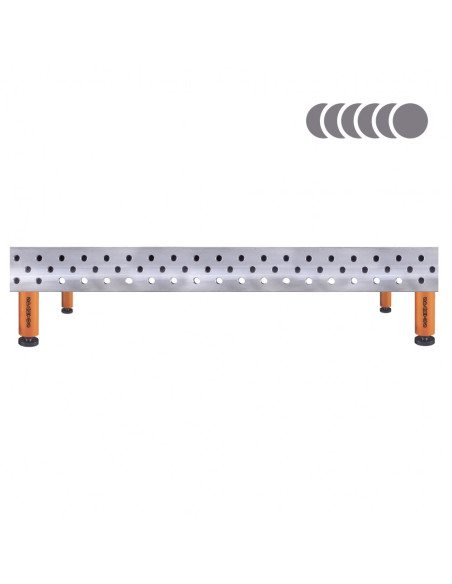 HERMES 3D 2000 x 1000 x 200 [4 nogi ze stopami L200]