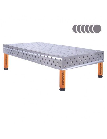 HERMES 3D 2000 x 1000 x 200 [4 nogi ze stopami L350]