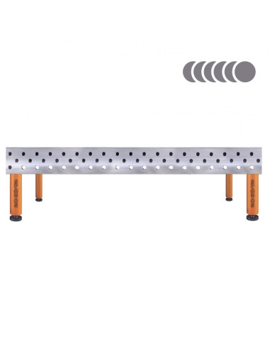 HERMES 3D 2000 x 1000 x 200 [4 nogi ze stopami L350]