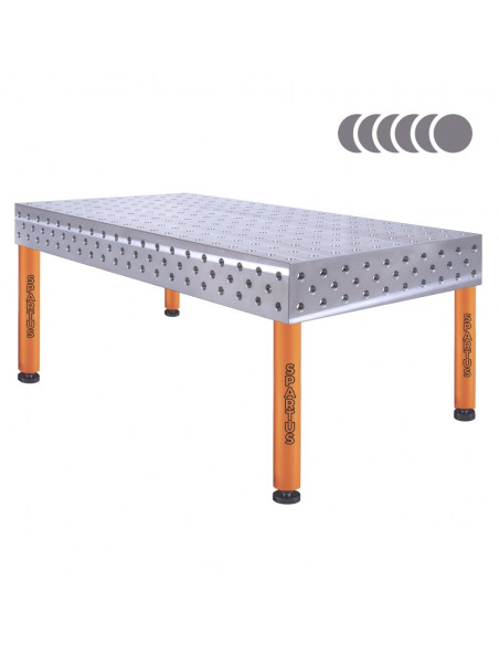 HERMES 3D 2000 x 1000 x 200 [4 nogi ze stopami L550]