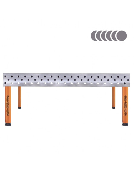 HERMES 3D 2000 x 1000 x 200 [4 nogi ze stopami L550]