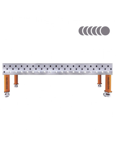 HERMES 3D 2000 x 1000 x 200 [4 nogi z kółkami L350]