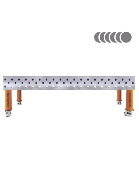 HERMES 3D 2000 x 1000 x 200 [4 nogi z kółkami L350]