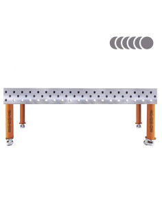 HERMES 3D 2000 x 1000 x 200 [4 nogi z kółkami L450] 2