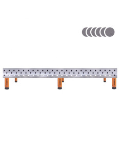 HERMES 3D 2400 x 1200 x 200 [6 nóg ze stopami L200] 2