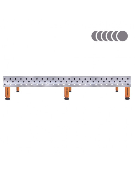 HERMES 3D 2400 x 1200 x 200 [6 nóg ze stopami L200]