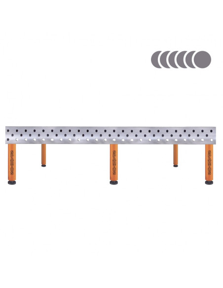 HERMES 3D 2400 x 1200 x 200 [6 nóg ze stopami L450]