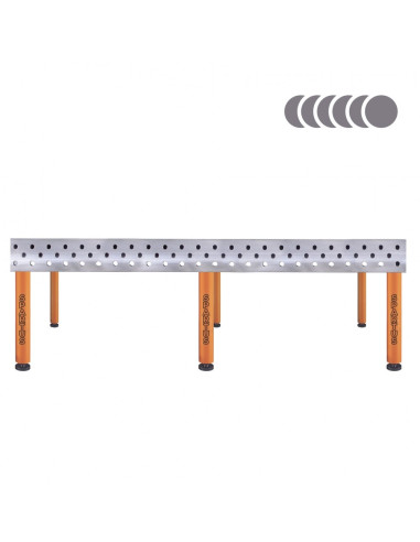 HERMES 3D 2400 x 1200 x 200 [6 nóg ze stopami L550]