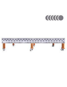 HERMES 3D 2400 x 1200 x 200 [6 nóg z kółkami L200] 2