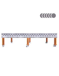 HERMES 3D 2400 x 1200 x 200 [6 nóg z kółkami L350] 2