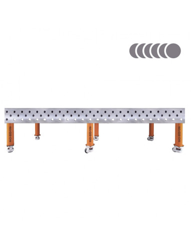 HERMES 3D 2400 x 1200 x 200 [6 nóg z kółkami L350]