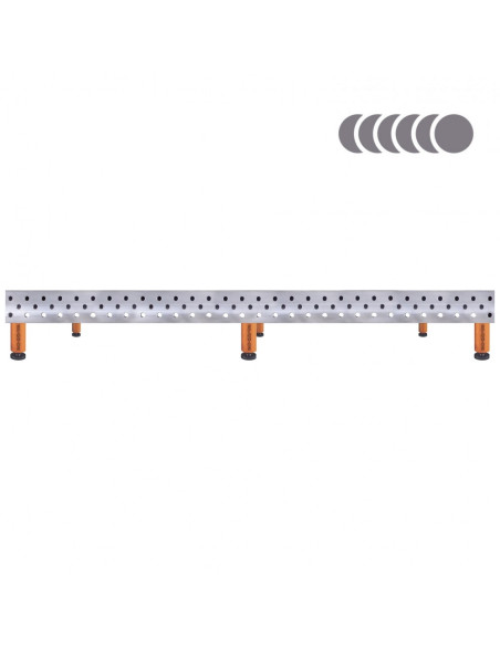 HERMES 3D 3000 x 1500 x 200 [6 nóg ze stopami L200]