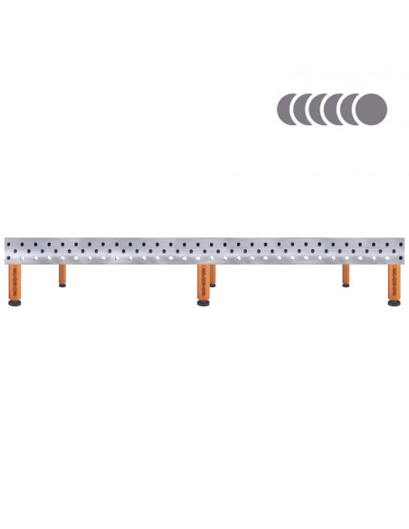 HERMES 3D 3000 x 1500 x 200 [6 nóg ze stopami L350]