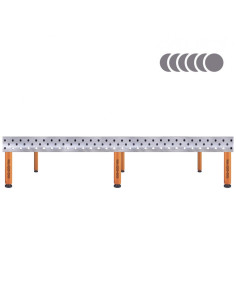 HERMES 3D 3000 x 1500 x 200 [6 nóg ze stopami L450] 2