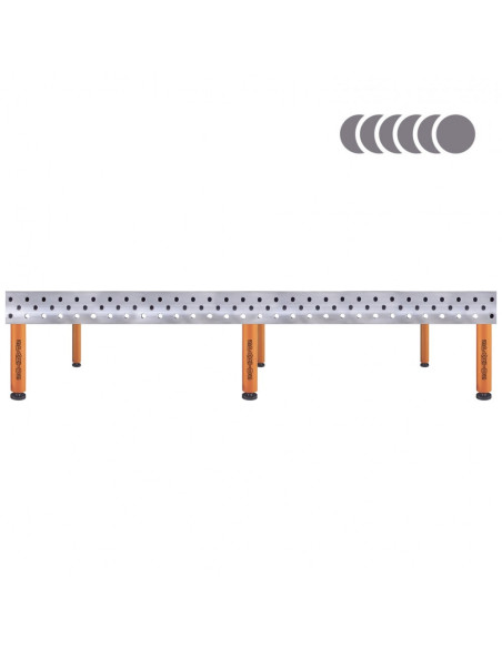 HERMES 3D 3000 x 1500 x 200 [6 nóg ze stopami L450]