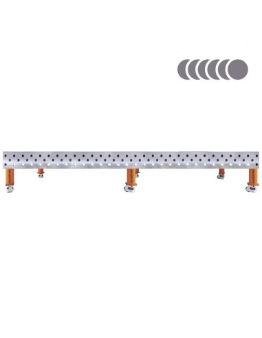 HERMES 3D 3000 x 1500 x 200 [6 nóg z kółkami L200]