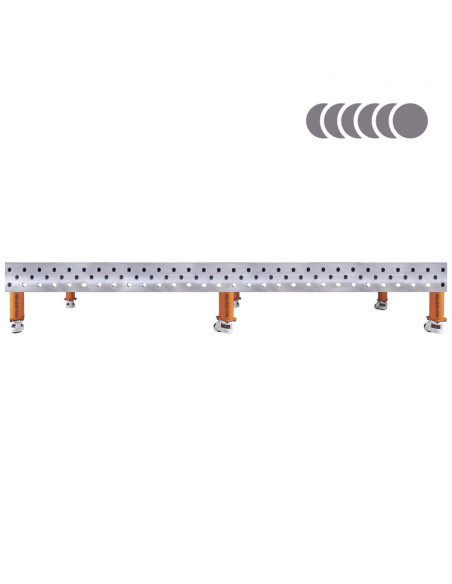 HERMES 3D 3000 x 1500 x 200 [6 nóg z kółkami L200]