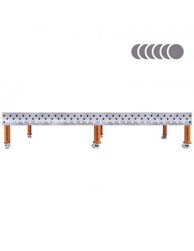 HERMES 3D 3000 x 1500 x 200 [6 nóg z kółkami L350]