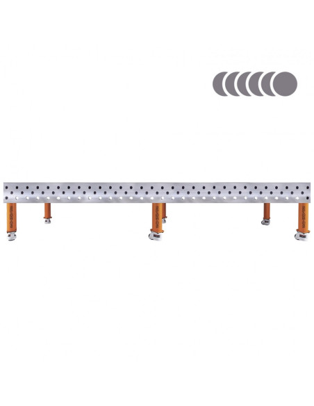 HERMES 3D 3000 x 1500 x 200 [6 nóg z kółkami L350]