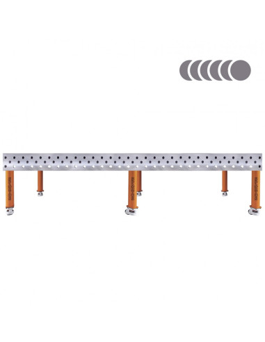 HERMES 3D 3000 x 1500 x 200 [6 nóg z kółkami L450]