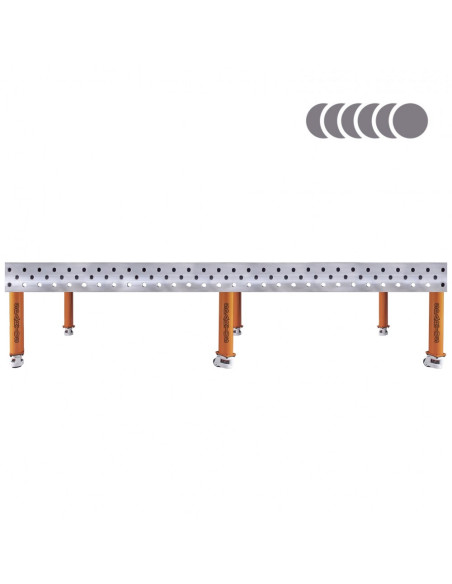 HERMES 3D 3000 x 1500 x 200 [6 nóg z kółkami L450]