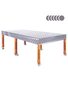 HERMES 3D 3000 x 1500 x 200 [6 nóg z kółkami L550]