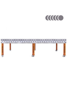 HERMES 3D 3000 x 1500 x 200 [6 nóg z kółkami L550] 2