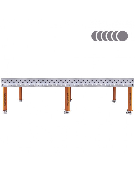 HERMES 3D 3000 x 1500 x 200 [6 nóg z kółkami L550]