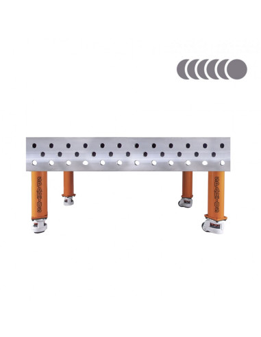 HERMES 3D 1200 x 1200 x 200 [4 nogi z kółkami L350]