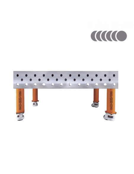 HERMES 3D 1200 x 1200 x 200 [4 nogi z kółkami L350]