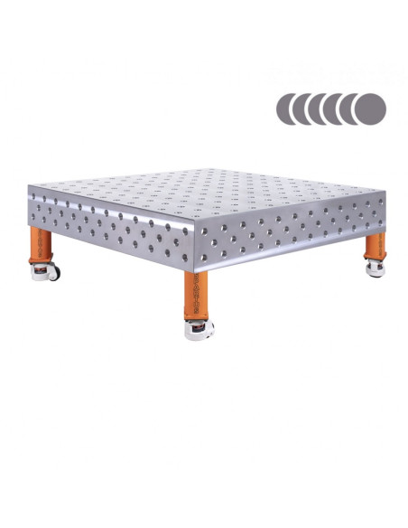 HERMES 3D 1200 x 1200 x 200 [4 nogi z kółkami L200]