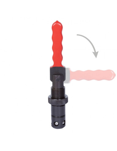 Trzpień szybkomocujący z rączką fi 28x50mm