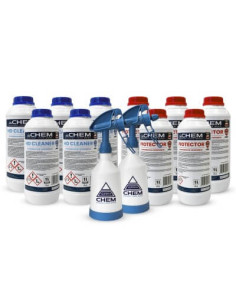 Zestaw preparatów chemicznych 5x HD Cleaner 5x Protector 2x Spryskiwacz GPPH CHEM