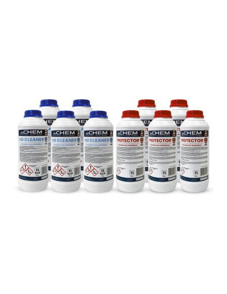 Zestaw preparatów chemicznych 5x HD Cleaner 5x Protector GPPH CHEM