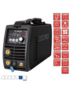 SPARTUS EasyTIG 210P AC/DC -zestaw 26-4m 2