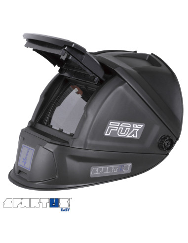 Przyłbica z klapką Spartus Easy FOX- zestaw z szybkami