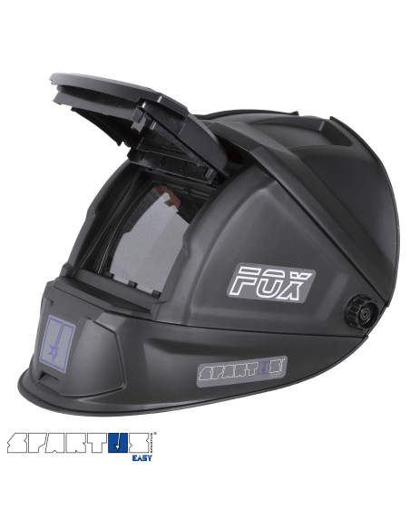 Przyłbica z klapką Spartus Easy FOX- zestaw z szybkami