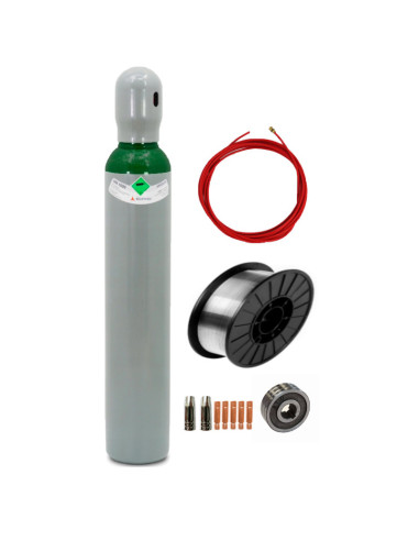 Zestaw do spawania aluminium do migomatu 1,0mm