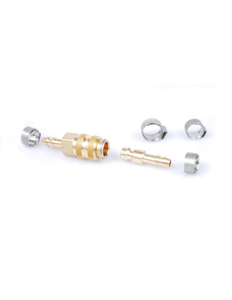 Zestaw szybkozłączek do Migomatu/TIG-wąż gazu 6mm