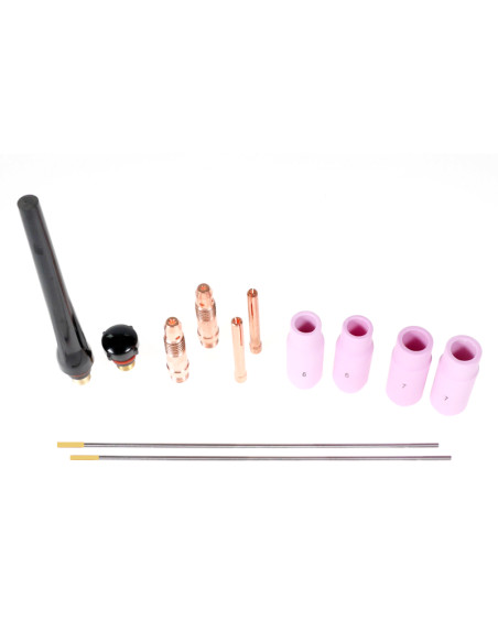 Uchwyt spawalniczy TIG LIFT 17V ZAWOREK+butla Ar