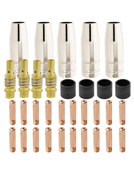 ZESTAW STARTOWY DO UCHWYT MIG MB15 DYSZE ŁUSKI