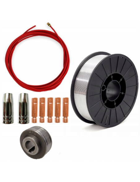 Zestaw aluminium drut 1mm, rolka do MIGOMAT BESTER