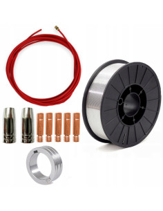 Spawanie aluminium MIGOMAT 1,0mm rolka,teflon,drut