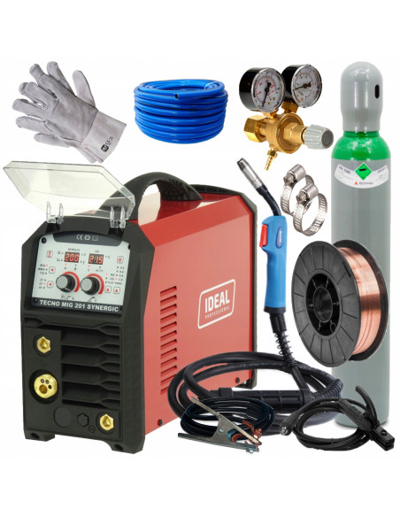 Spawarka Tecnomig 201 Synergia butla drut reduktor